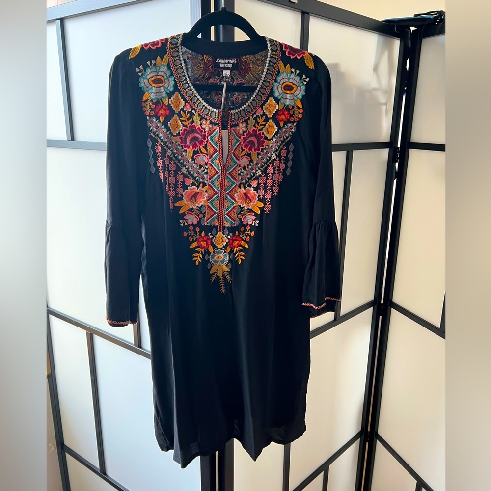 Johnny Was Clansy Flare SLV Tunic Dress